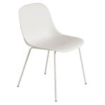 Dining chairs, Fiber side chair, tube base, white, White