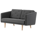 Divano No. 1, 2 posti, Crisp 4011 - rovere laccato Divano No. 1, 2 posti, Crisp 4011 - rovere laccato