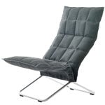 Woodnotes K chair, narrow, chrome - graphite