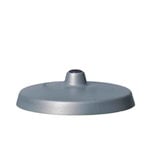 L-1 lamp base, aluminium grey