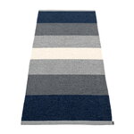 Plastic rugs, Kim rug, 70 x 160 cm, dark blue, Blue