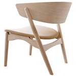 No 7 Lounge chair, soaped oak - honey leather No 7 Lounge chair, soaped oak - honey leather