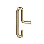 Moebe Wall hook 2 pcs, small, matt gold