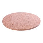 Terrazzo tray, round 40 cm, pink