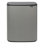 Brabantia Bo Touch Bin roska-astia 60 L, Sense of Luxury, harmaa