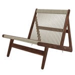 Armchairs & lounge chairs, MR01 Initial chair, oiled walnut, Natural