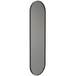 Miroirs muraux pour salle de bains, Miroir Unu 4139, 40 x 140 cm, noir, Noir