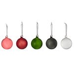 Iittala Glass ball set, 5 pcs, mixed colours