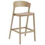 Bar stools & chairs, Cover bar stool, 75 cm, oak, Natural