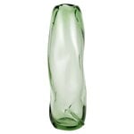 Vases, Water Swirl vase, tall, recycled glass, Green