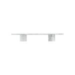 Normann Copenhagen Ripiano Sten, 80 cm, marmo bianco