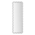 Specchi da parete, Specchio Illu, 160 x 55 cm, bianco, Bianco