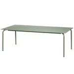 Patio tables, August dining table, 220 x 100 cm, green, Green