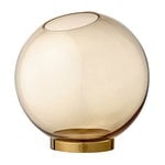 Vaso Globe, grande, ambra - oro