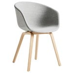 Esszimmerstühle, About A Chair AAC23 Stuhl, Eiche lackiert – Remix 123, Grau