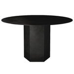 Tables basses, Table ronde pour salle à manger Epic, 130 cm, acier midnight bla, Noir