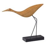 Statuette, Scultura Beak Bird, Low Heron, rovere, Naturale