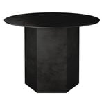 Tavoli da salotto, Tavolino Epic, rotondo, 60 cm, acciaio nero, Nero