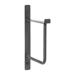 Appendiabiti da parete, Appendiabiti Hang Rack, ottone nero, Nero