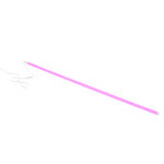 HAY Tubo neon a LED, 150 cm, rosa