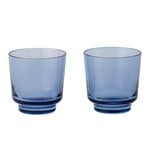 Bicchieri da acqua, Bicchieri Raise, 2 pz, 20 cl, indaco, Blu