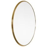 Specchi da parete, Specchio Sillon SH6, 96 cm, ottone, Oro