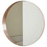 Wall mirrors, Vino 60 mirror, copper, outward, Copper