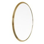 Wall mirrors, Sillon SH5 mirror 66 cm, brass, Gold