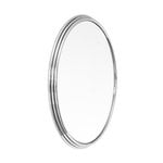 Specchi da parete, Specchio Sillon SH4, 46 cm, cromo, Argento