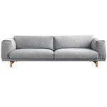 Sofas, Rest sofa, 3-seater, Grey