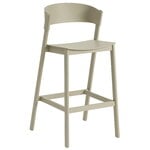 Muuto Cover bar chair, 75 cm, dark beige
