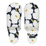 Marimekko Mini Unikko slippers, navy - light grey