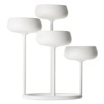 Candleholders, Nappula candelabra, white, White