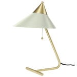 Christmas décor, Brass Top table lamp, warm white, White