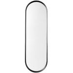 Norm wall mirror, oval, black