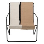 Fauteuils, Fauteuil lounge Desert, noir - soil, Multicolore