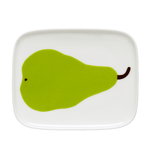 Oiva - Päärynä plate 15 x 12 cm, green Oiva - Päärynä plate 15 x 12 cm, green