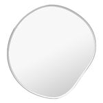 Wall mirrors, Pond mirror, XL, dark chrome, Grey
