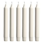 Marimekko crown candle, 6 pcs, off-white