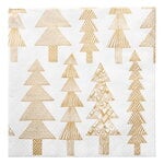 Havi Marimekko Kuusikossa paper napkin, 20 pcs, gold