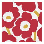 Havi Marimekko Unikko Papierserviette, 20 Stk., rot gold