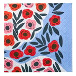 Marimekko Ruukku paper napkin, 20 pcs, blue