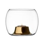 Iittala Kaasa tealight holder, clear - rose gold