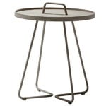 On-the-move table, large, taupe
