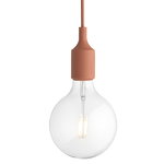 E27 LED socket lamp, terracotta E27 LED socket lamp, terracotta