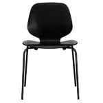 Ruokapöydän tuolit, My Chair tuoli, musta teräs - musta, Musta