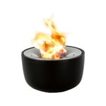 Fuoco Gel fireplace, 18,5 cm, black - polished stainless steel