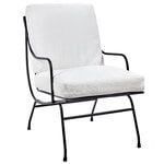 Armchairs & lounge chairs, Stresa lounge chair, white - black, White