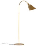 Lampada da terra Bellevue AJ7, marrone oliva - ottone Lampada da terra Bellevue AJ7, marrone oliva - ottone