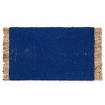 Plastic rugs, Block mat, 80 x 50 cm, bright blue - natural, Blue